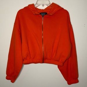 BDG | Urban Outfitters | Orange Cropped Hoodie